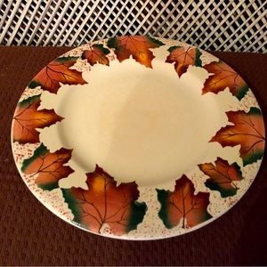 SOLD- 🍂Vintage hand painted fall plate